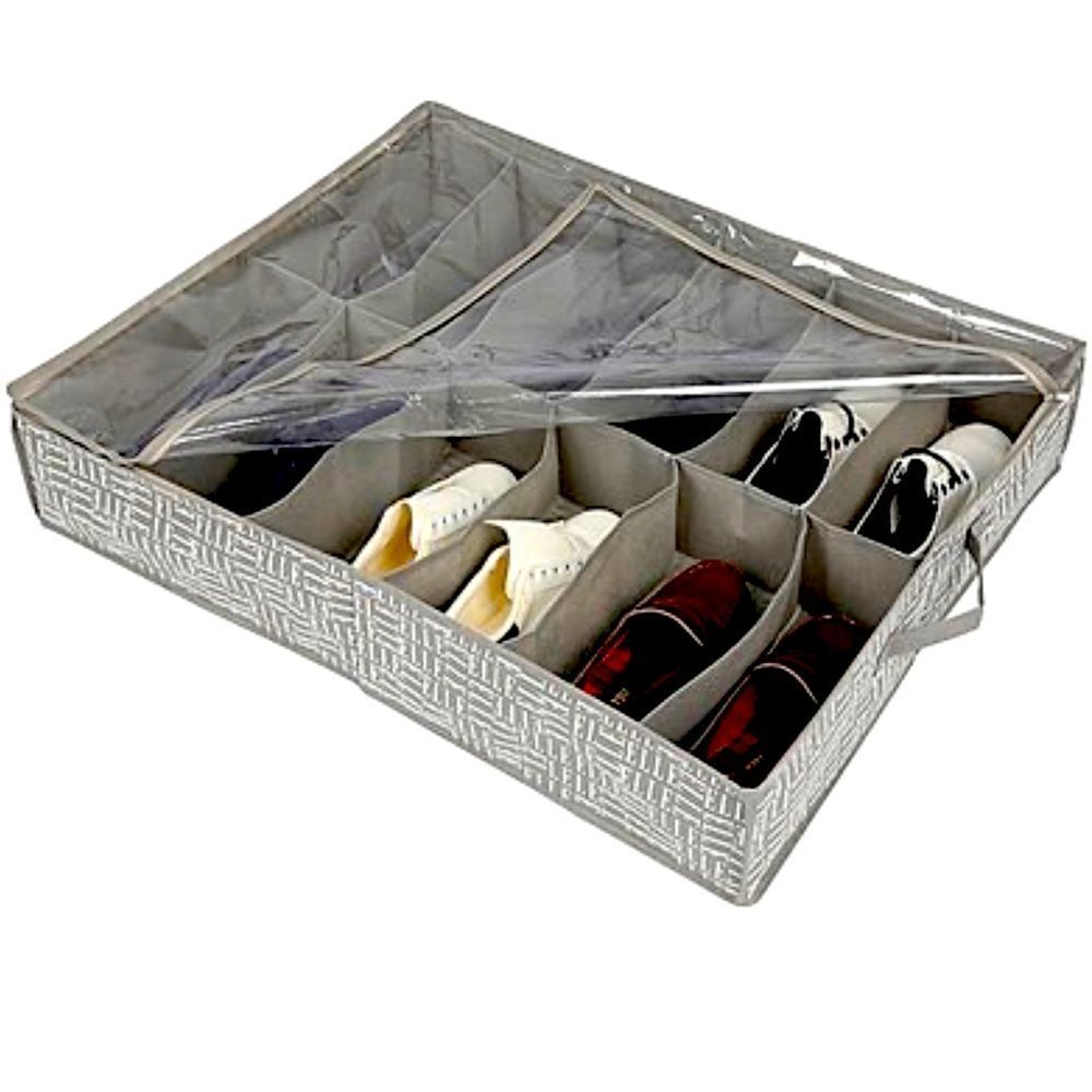 Elle Under Bed 12 Compartment Window Storage Bag